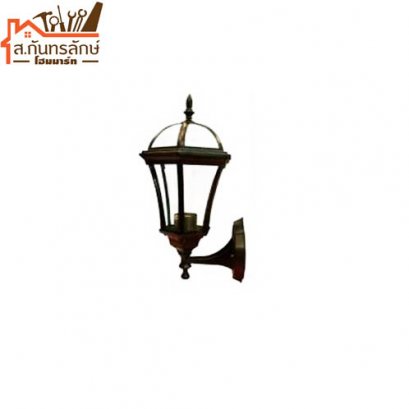 โคมไฟหัวเสา A89/สีดํา EVE