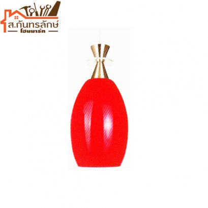 โคมไฟแขวน CH-7004R ร้านอาหาร สีแดง