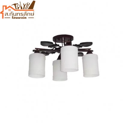 	โคมไฟแขวน MC629 ทรงกระบอกขาวริ้ว