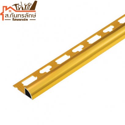คิ้วอลูมิเนียม TAG90 HOME สีทอง(แบบโค้ง)