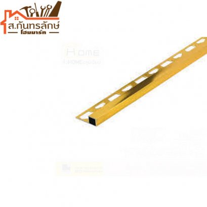 	คิ้วอลูมิเนียม TAG91 HOME สีทอง(แบบเหลี่ยม)