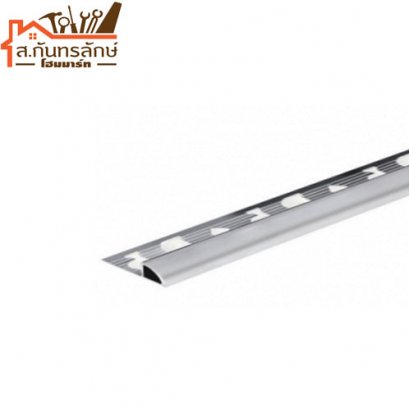 	คิ้วอลูมิเนียม TAS90 HOME สีเงิน(แบบโค้ง)