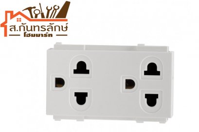เต้ารับคู่มีกราวด์ 16A-250V EVE
