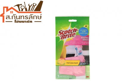 ถุงมือยาง SIZE M SCOTCHBRITE งานครัว