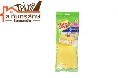 ถุงมือยาง SIZE M SCOTCHBRITE งานซักล้าง