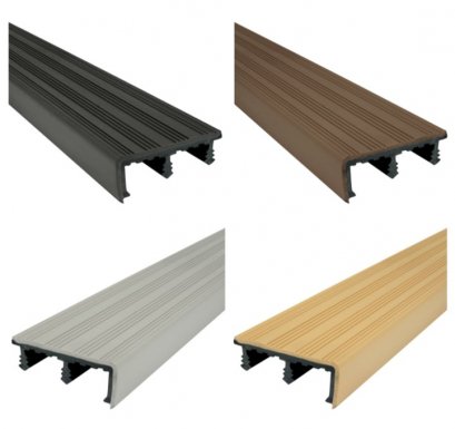 จมูกบันไดจระเข้พลัส2.00ม. เทาแกรนิต จระเข้