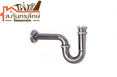ท่อน้ำทิ้งP-TRAP 45.5ซม.โครเมี่ยม วีก้า VPT415