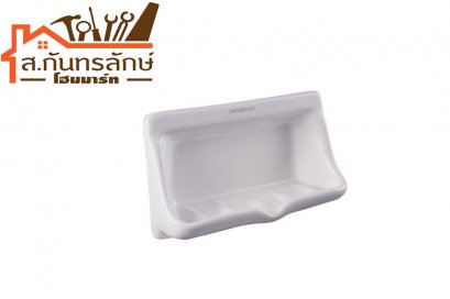 ที่วางสบู่เซรามิค สีขาว NASCO