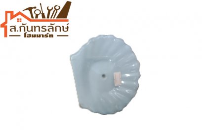 ที่วางสบู่เซรามิค สีฟ้า NASCO รูปหอย