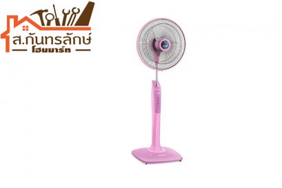 พัดลมตั้งพื้น 16&quot; MITSUBISHI สีชมพู