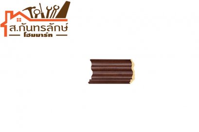 ไม้บัวบน BB007-01 เยส โมลดิ้ง สีไม้สัก