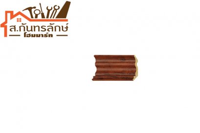 ไม้บัวบน BB007-02 เยส โมลดิ้ง สีไม้มะค่า