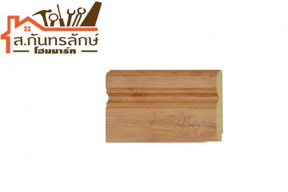 ไม้บัวล่าง UL002-04 UNICORN สีไม้สักอ่อน