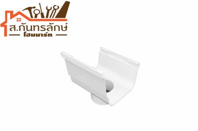 รางน้ำลงซ้าย 6&quot;ขาว #28