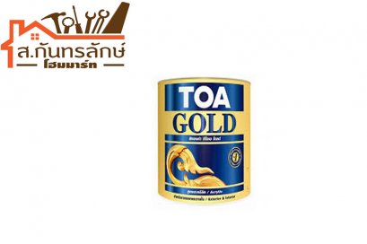 สีทองคำ ทีโอเอ โกลด์ PL900 สีเหลืองสว่าง รองพื้นสีแลคเกอร์ 1/4กล.