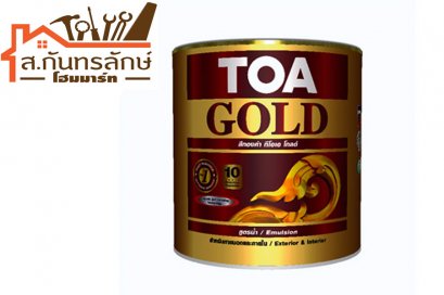 สีทองคำ ทีโอเอ โกลด์ GE505(ทองยุโรป) สีน้ำมันอะครีลิค 1กล.