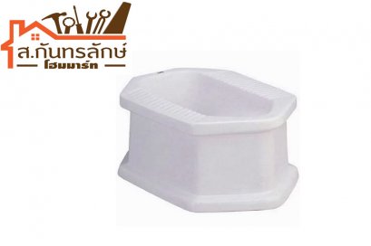 ส้วมนั่งยองฐานสูง ขาว COTTO