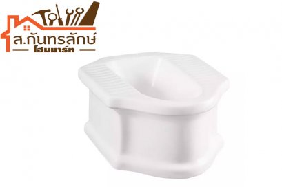 ส้วมนั่งยองฐานสูง ขาว ELLEGA FH-102