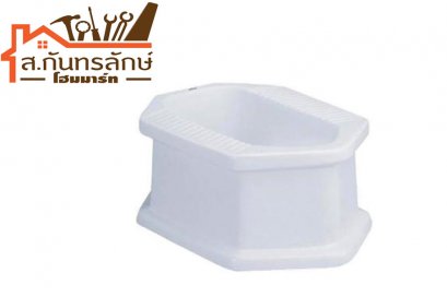 ส้วมนั่งยองฐานสูง ขาว PREMA P39010