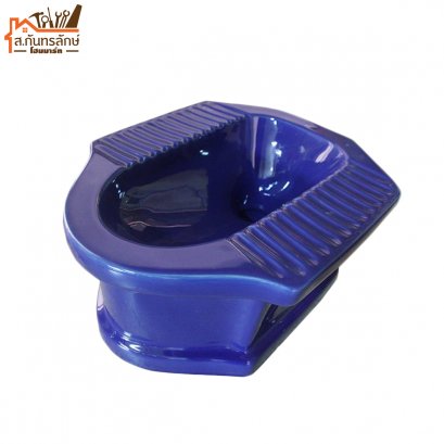 ส้วมนั่งยองฐานสูง น้ำเงิน CITY 2250Z