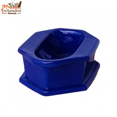 ส้วมนั่งยองฐานสูง น้ำเงิน MATO