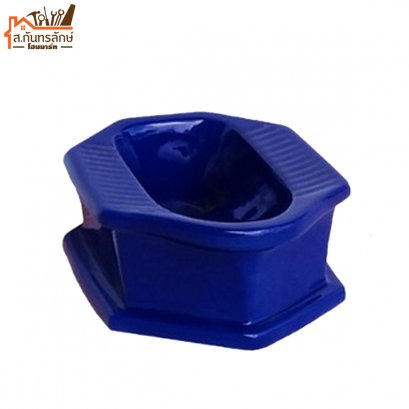 ส้วมนั่งยองฐานสูง น้ำเงิน CHAMPION TC032