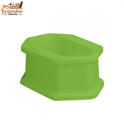 ส้วมนั่งยองฐานสูง เขียวตองอ่อน ดีดีกัน