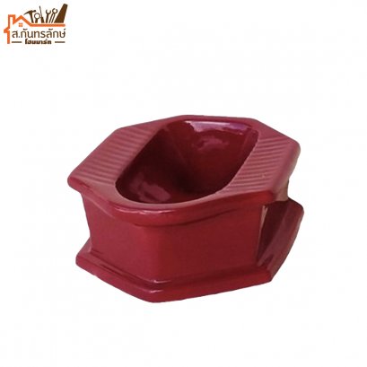 ส้วมนั่งยองฐานสูง แดง MATO SW-5