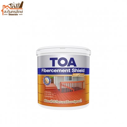 สีย้อมไม้พื้นไฟเบอร์ซีเมนต์สูตรน้ำ FD007 TOA ไม้มะค่า