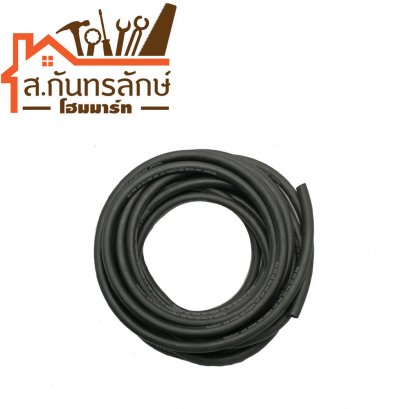 สายลมเดี่ยว 5/16" สีดำ 100 เมตร ดำ/เรียบ