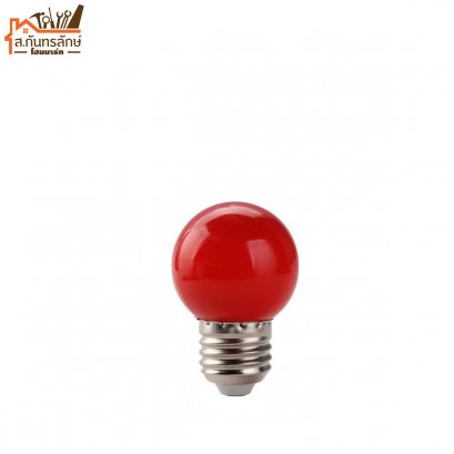 หลอดไฟปิงปองใส 10W/220-230V สีแดง