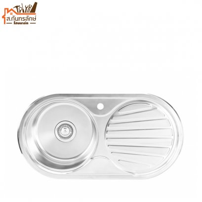 อ่างซิงค์ล้างจาน 567.20.062 HAFELE กลมมีที่พัก