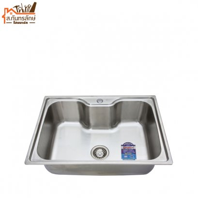 อ่างซิงค์ล้างจาน H7050 Vegarr 1 หลุม ไม่มีที่พัก