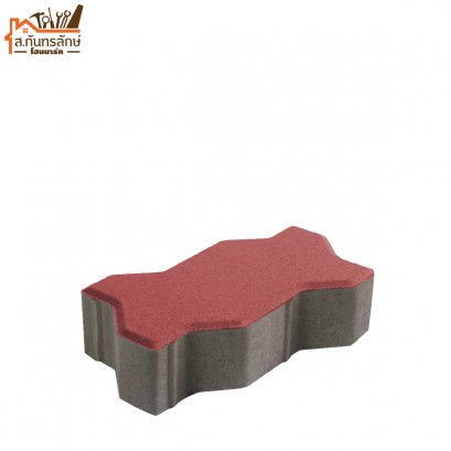 อิฐบล็อกตัวหนอน คมกริช สีแดง / ไปส่ง
