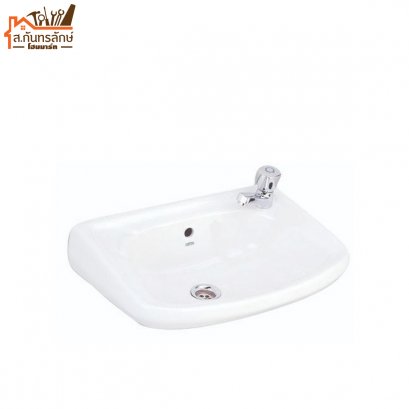 อ่างล้างหน้า COTTO โดเร็กซ์เหลี่ยม / ขาว