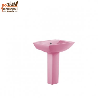 อ่างล้างหน้า+ขาตั้ง KCH-B-PSL01 ชารอท สีชมพู