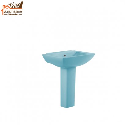 อ่างล้างหน้า+ขาตั้ง KCH-B-SBSL01 ชารอท สีฟ้า