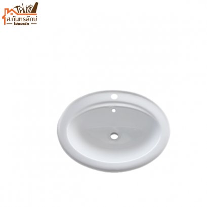 อ่างล้างหน้าฝัง KCH-B-WC01 ชารอท ขาว