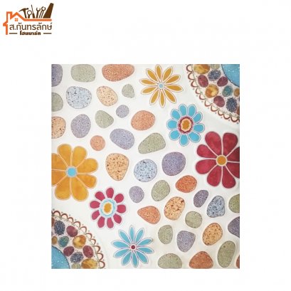 กระเบื้องปูพื้น 12x12  ลายพลอยทรายทับทิม CARAMO