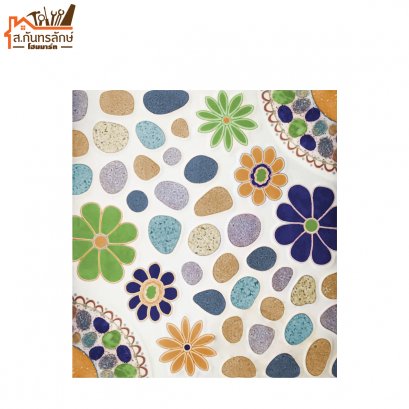 กระเบื้องปูพื้น 12x12  พลอยทรายไพลิน CARAMO