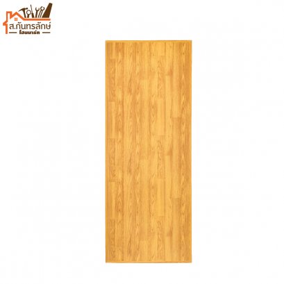 ประตูพีวีซี 70x180 D-ROX เรียบ R1 ปาร์เก้สักทอง