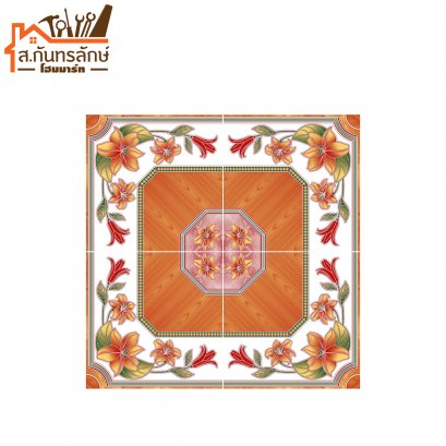 กระเบื้องปูพื้น 16x16 ราณีญา-ส้ม SOSUCO