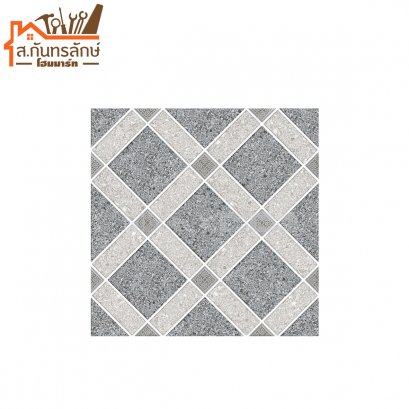 กระเบื้องปูพื้น 16x16 สราญรมย์ เทา ดูราเกรส