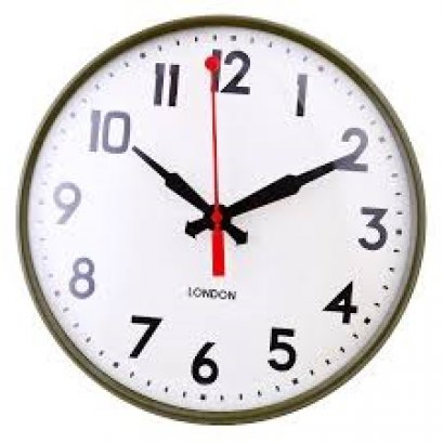 นาฬิกาแขวนผนัง 11 นิ้ว คละสี