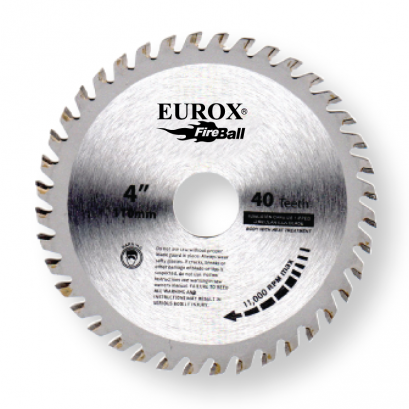 ใบเลื่อยวงเดือน 4&quot;x40T EUROX