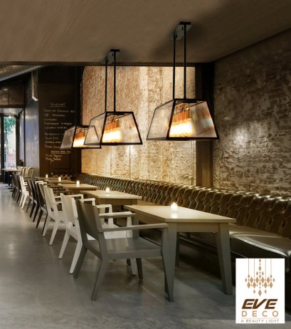 โคมไฟแขวนเพดาน รุ่น EVE-00133 สำหรับใส่หลอด E14 จำนวน 1 ดวง