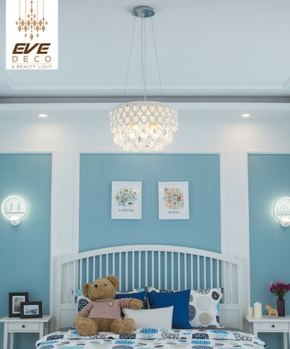 โคมไฟแขวนเพดาน รุ่น EVE-00106 สำหรับใส่หลอด E14 จำนวน 4 หลอด