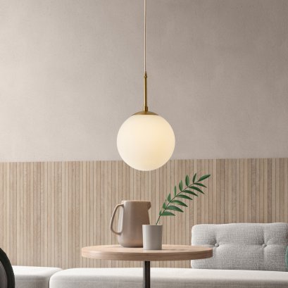 โคมไฟแขวนเพดาน รุ่น MOMI EVE-00418 ขนาด 20x20 ซม. สำหรับใส่หลอด E27 จำนวน 1 ดวง