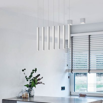 โคมไฟแขวนเพดาน รุ่น EVE-00407 LED 7W ขนาด 6x80cm. ราคาสำหรับ 1 แท่ง