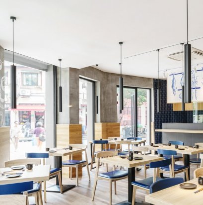 โคมไฟแขวนเพดาน รุ่น EVE-00407 LED 5W ขนาด 3x40cm. ราคาสำหรับ 1 แท่ง